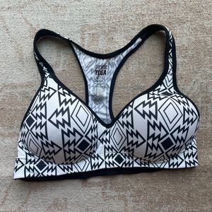 PINK tribal print sports bra